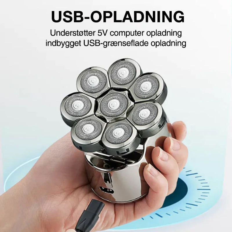 10-i-1 8D Multifunktionel Barbermaskine med opgraderet LED Display