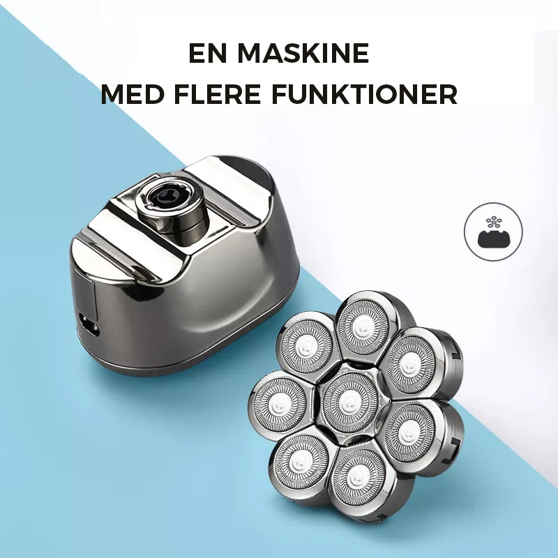 10-i-1 8D Multifunktionel Barbermaskine med opgraderet LED Display