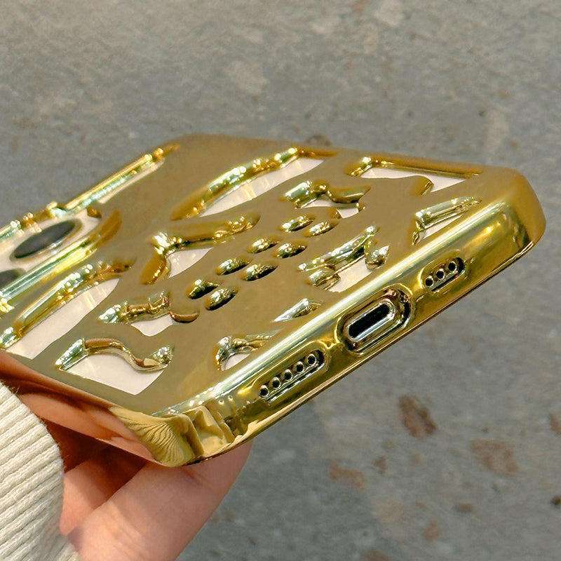 Belagt kranie coveretui til iPhone