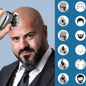 10-i-1 8D Multifunktionel Barbermaskine med opgraderet LED Display