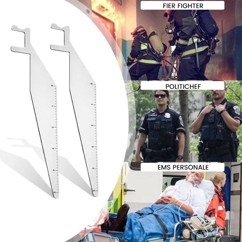 Brandværktøj/Lirkeredskab til lås