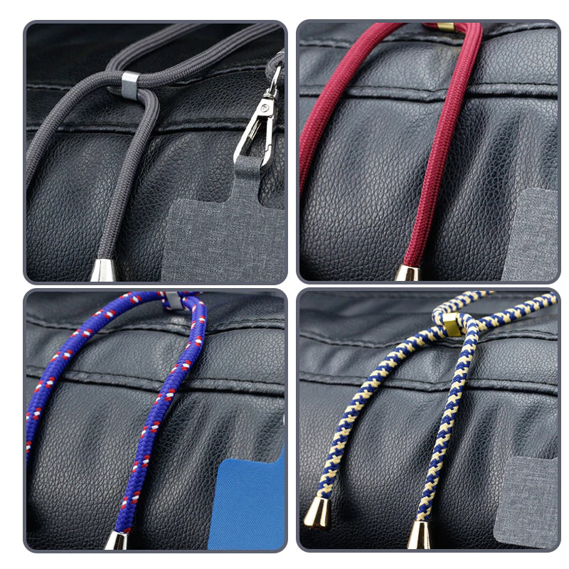 Universal crossbody nylonlappe- og snor til telefon