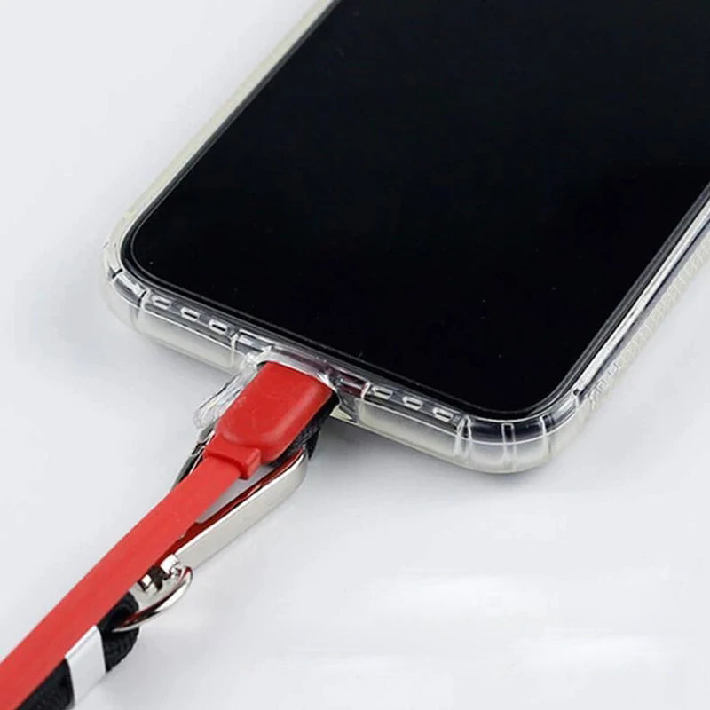 Universal crossbody nylonlappe- og snor til telefon