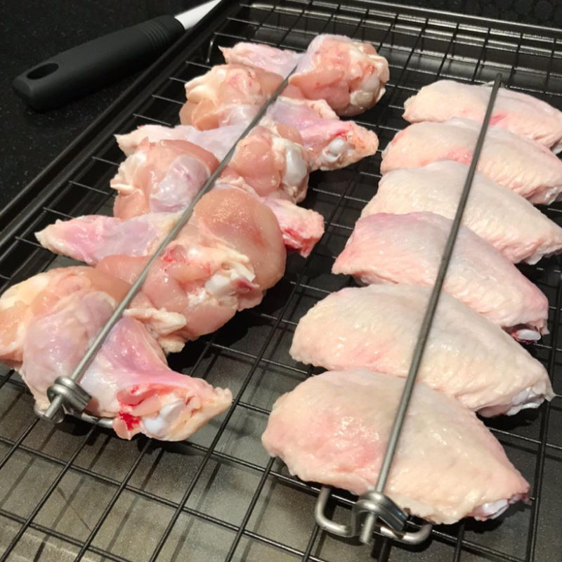 Grillspyd til kyllingevinger