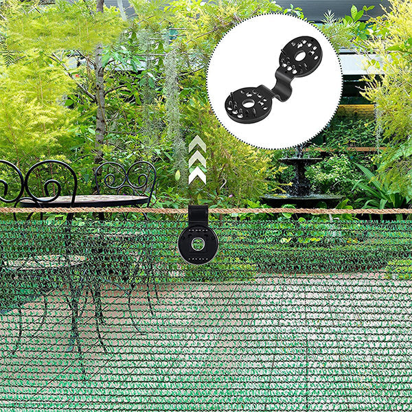 Plastikklemmer til skyggepresenning