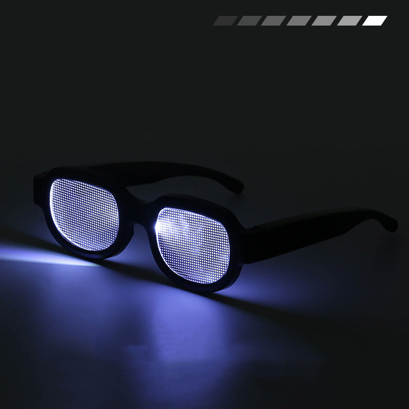 Lysende LED briller