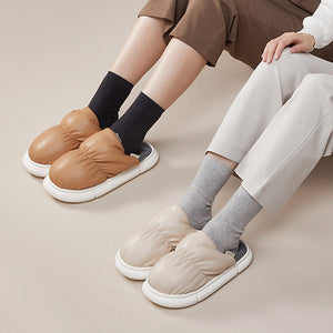 Vandtætte brødformede termiske hjemmesko