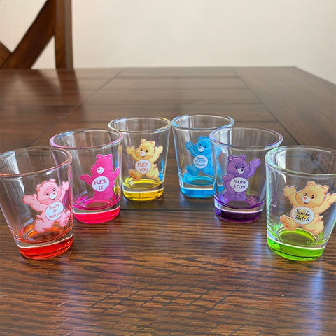 Sjove kuglepenne og shotglas med bamse