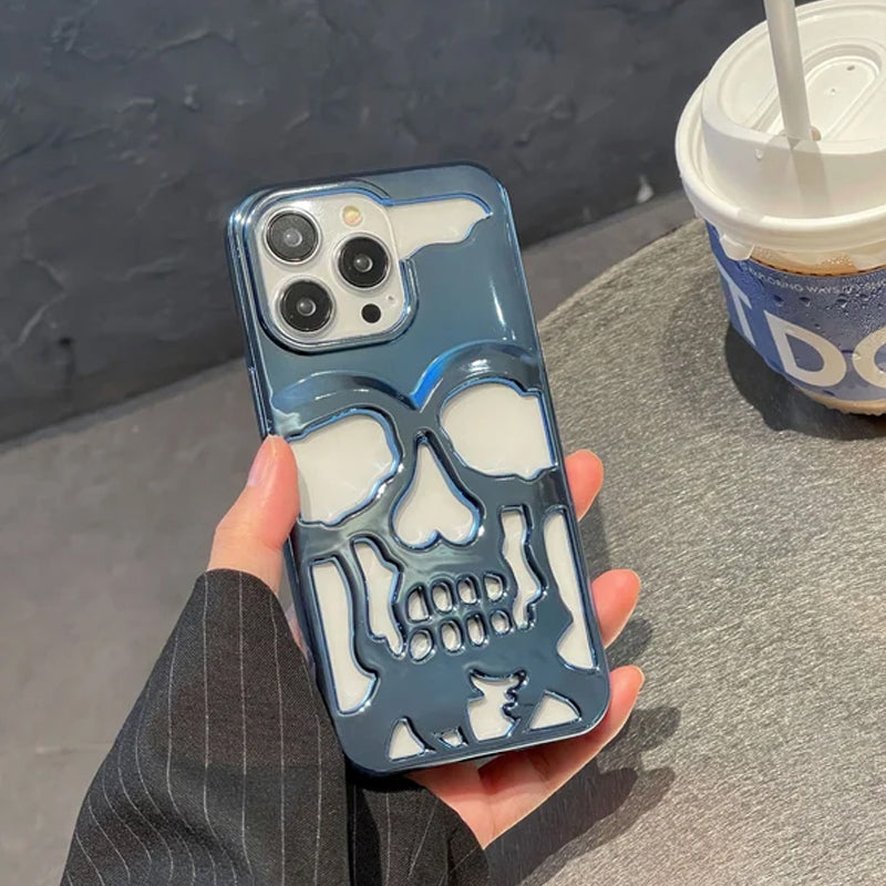 Belagt kranie coveretui til iPhone