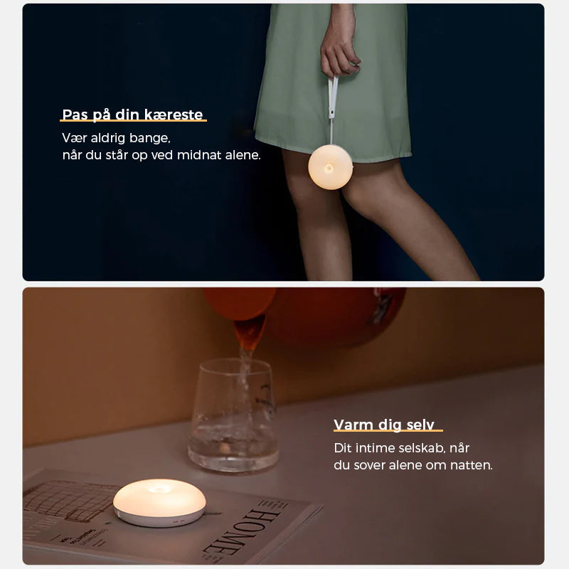 Intelligent induktions LED Natlys med Bevægelsessensor