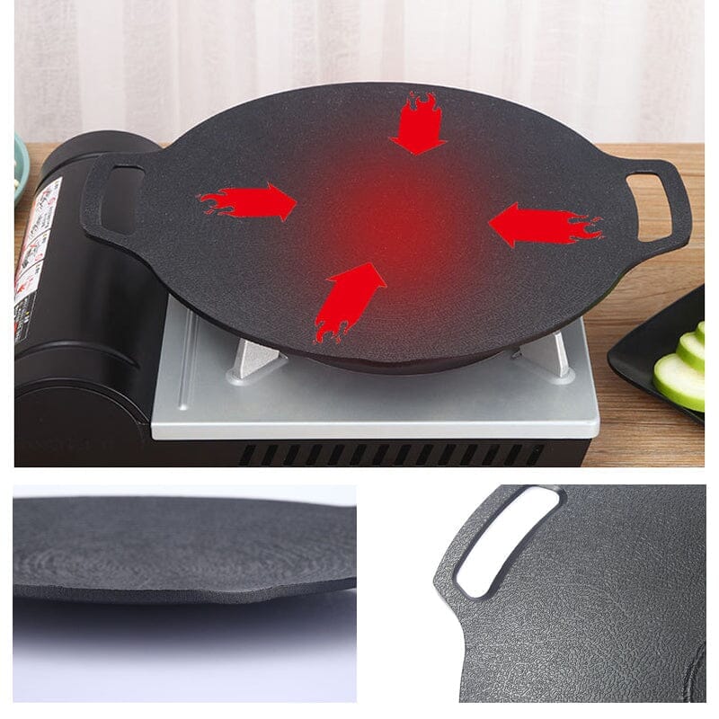 Non-stick rund bradepande