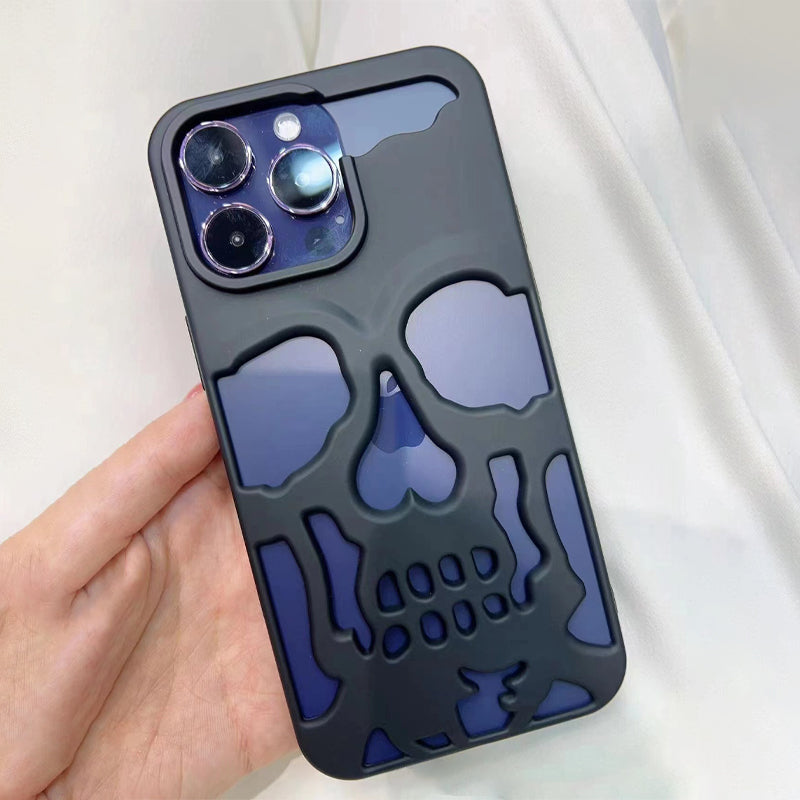 Belagt kranie coveretui til iPhone