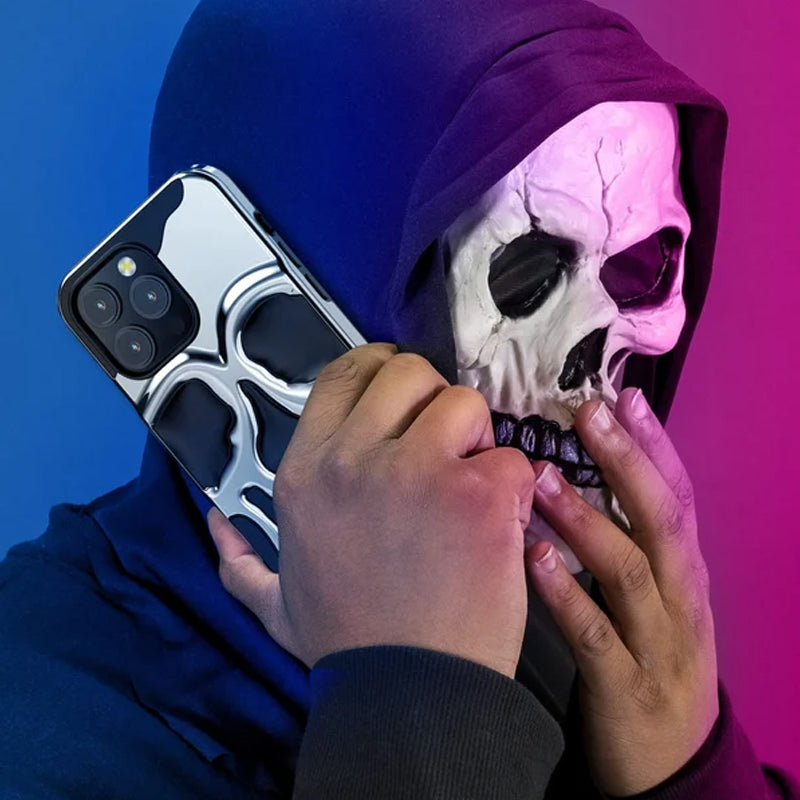 Belagt kranie coveretui til iPhone