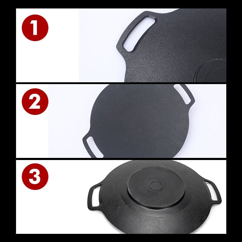 Non-stick rund bradepande