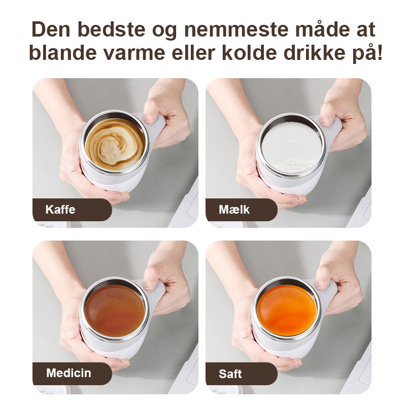 Automatisk omrørende kaffekrus