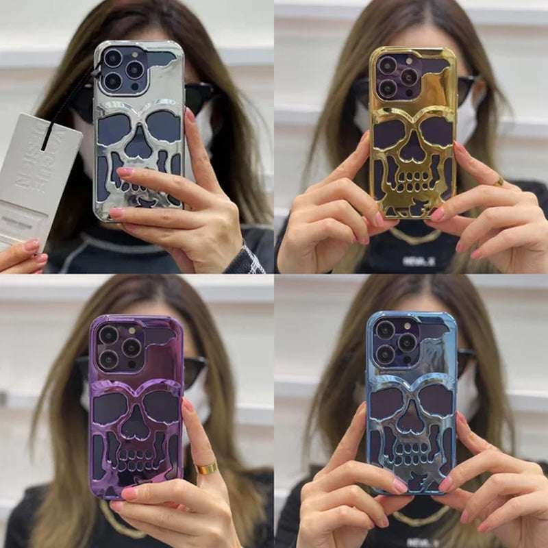 Belagt kranie coveretui til iPhone