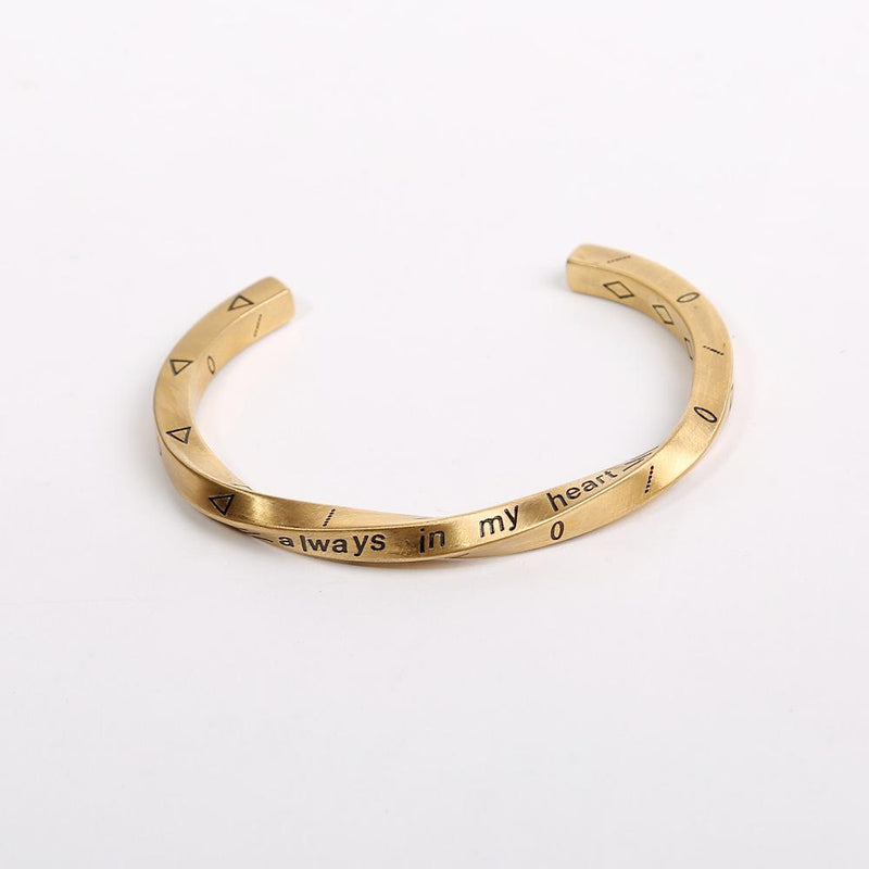 Par model Titanium stål armbånd
