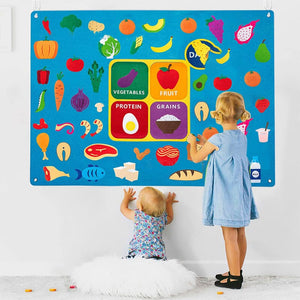 Opslagselementer til børn i filt