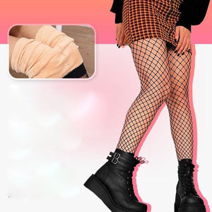 Sexede fleeceforede leggings til vinteren