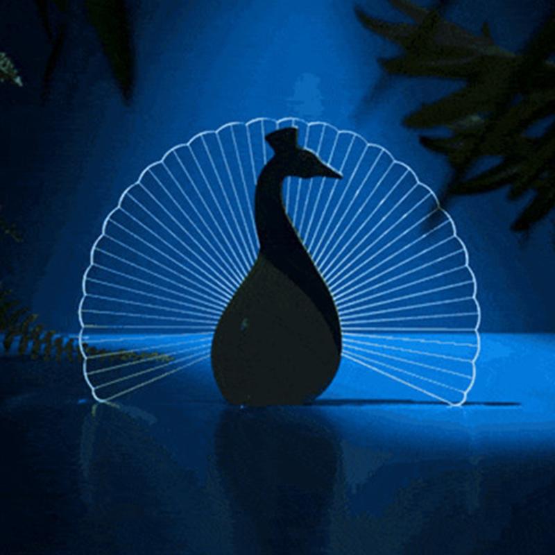 LED kreativt dyr dekorativt lys