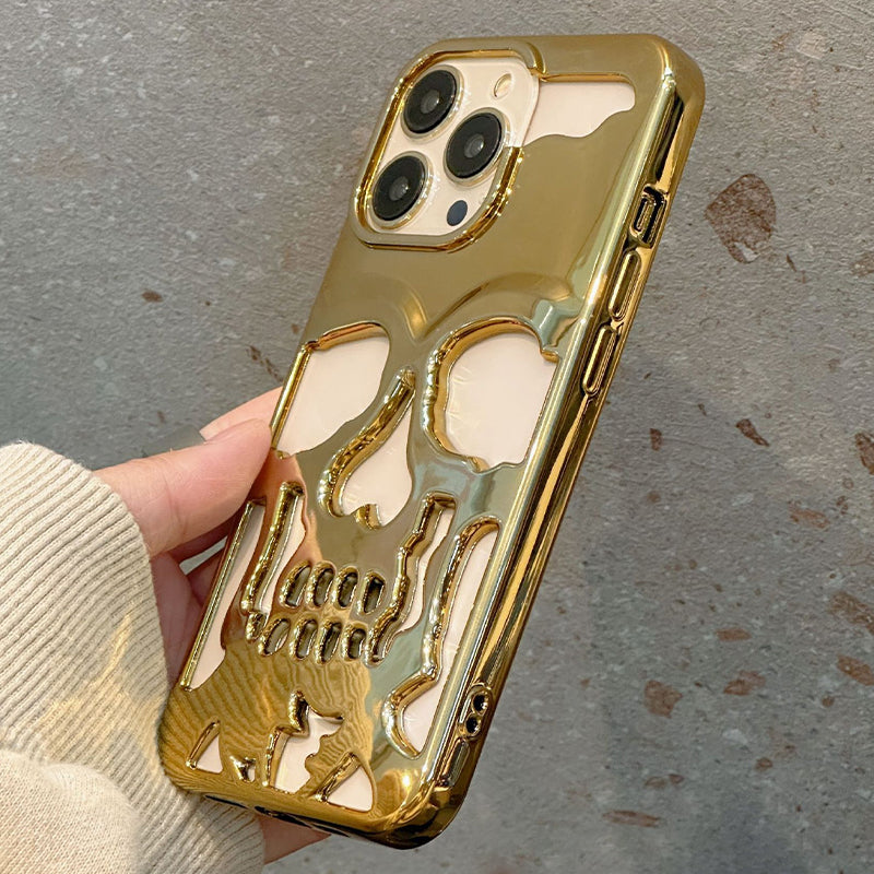 Belagt kranie coveretui til iPhone