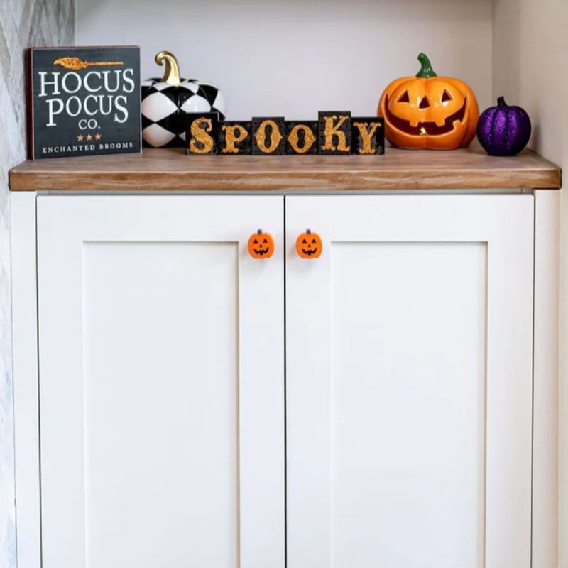 Halloween græskar cover til dørhåndtag
