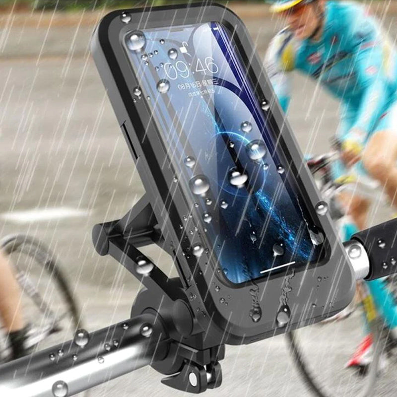 Vandtæt telefonholder