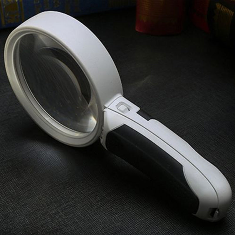 20X optisk forstørrelsesglas med LED lys