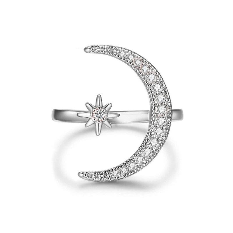 Måne & stjerne ring