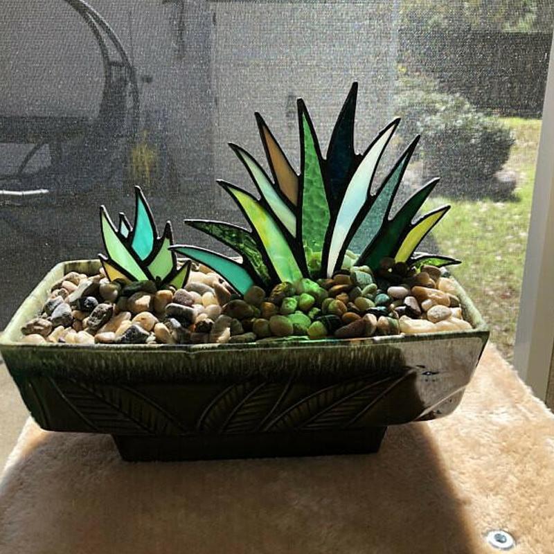 Mini potteplanter dekoration haveornamenter