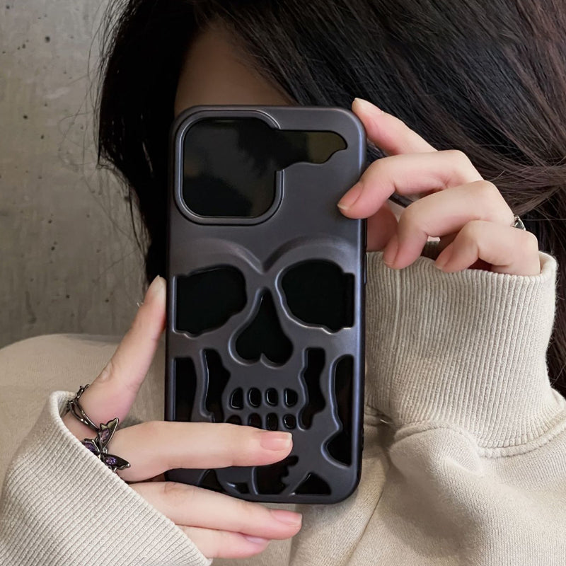 Belagt kranie coveretui til iPhone
