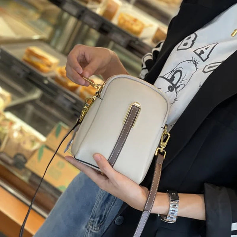 Letvægts Crossbody miniskuldertaske til telefon