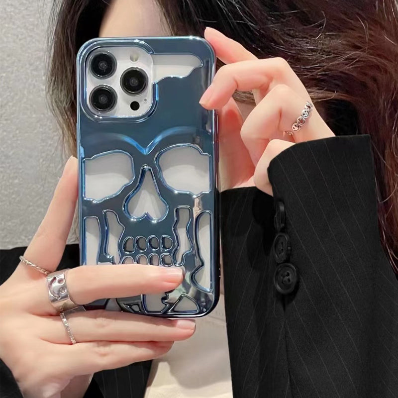 Belagt kranie coveretui til iPhone