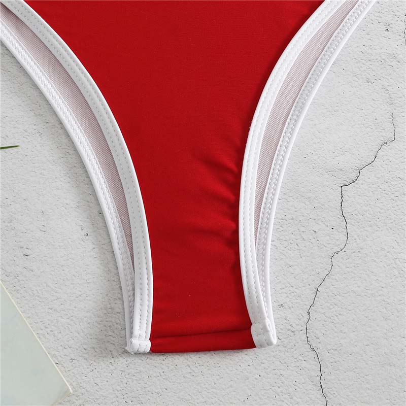Kontrastfarvet sexet bikini
