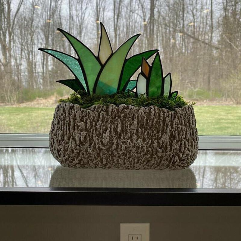 Mini potteplanter dekoration haveornamenter
