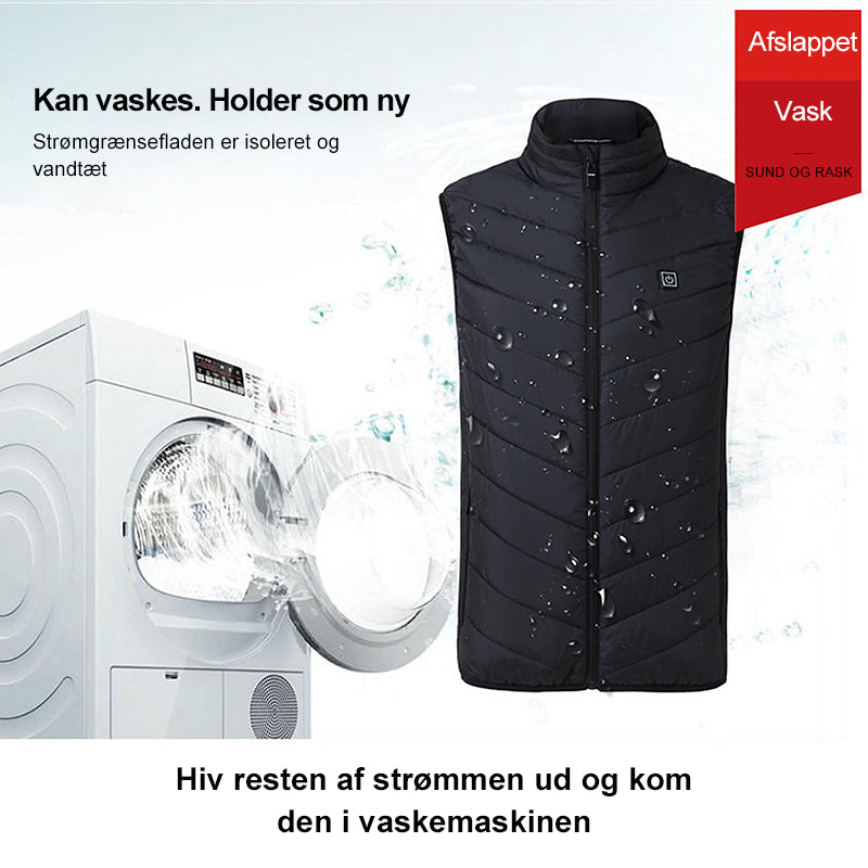 Hurtigtvarmende vest
