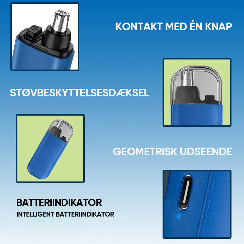 Praktisk næsehårstrimmer