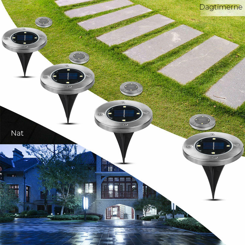 LED Solar baglygte
