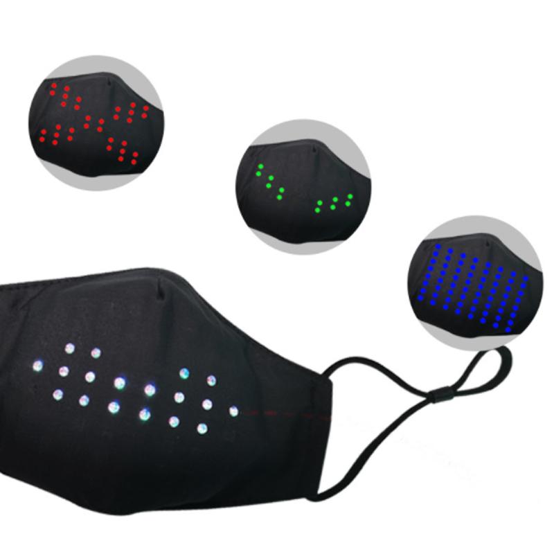 Stemmeaktiveret LED-maske