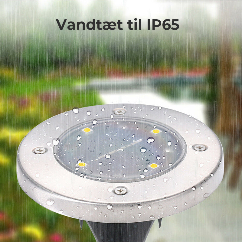 LED Solar baglygte