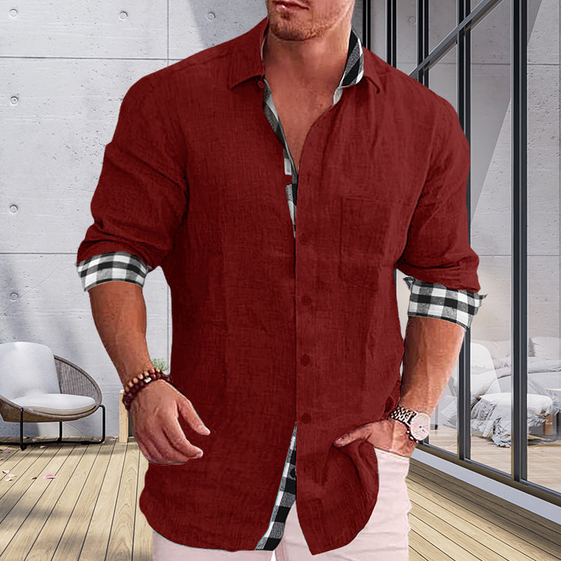 Afslappet Button-up Skjorte (Herre)