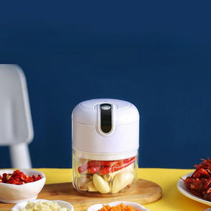 Praktisk mini foodprocessor