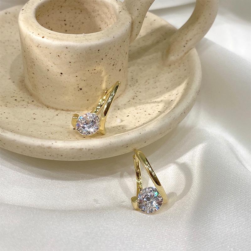 Rhinestone Runde Stud øreringe