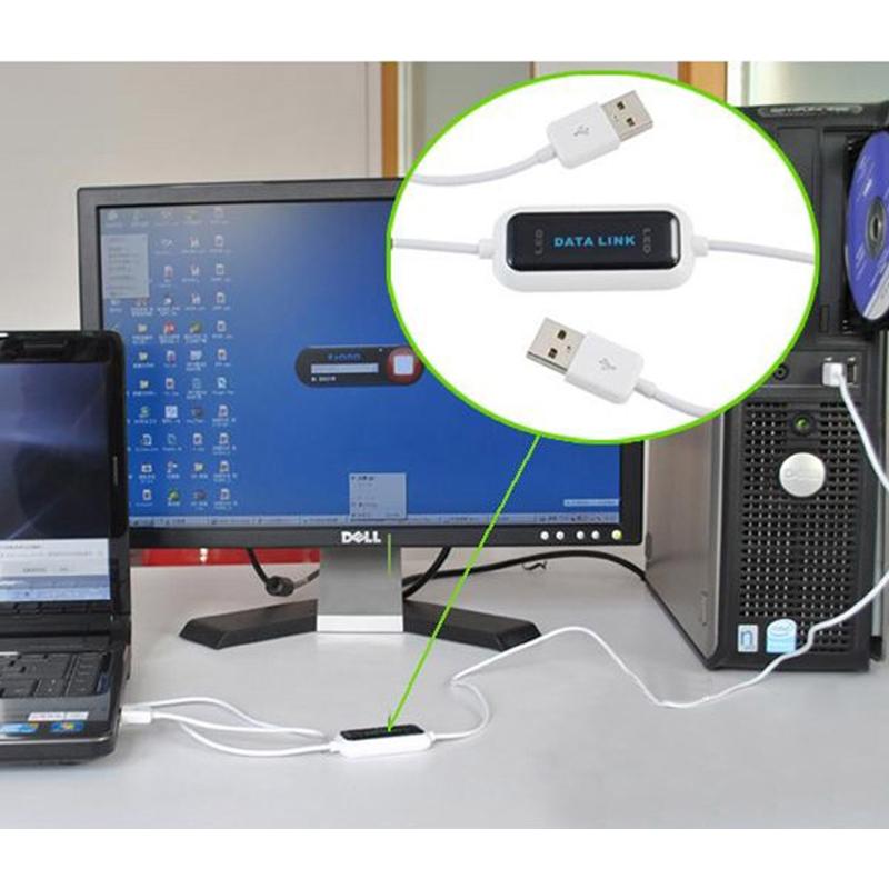 USB-kabel til overførsel fra pc til pc