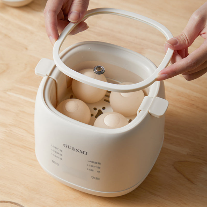 Multifunktionel æggekoger og steamer