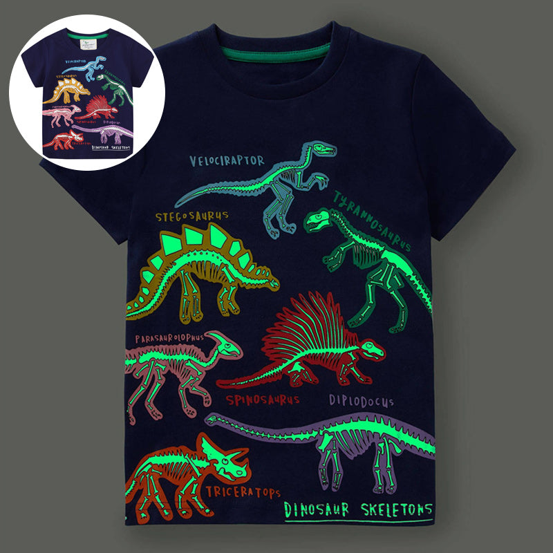 Lysende Dinosaur T-Shirt