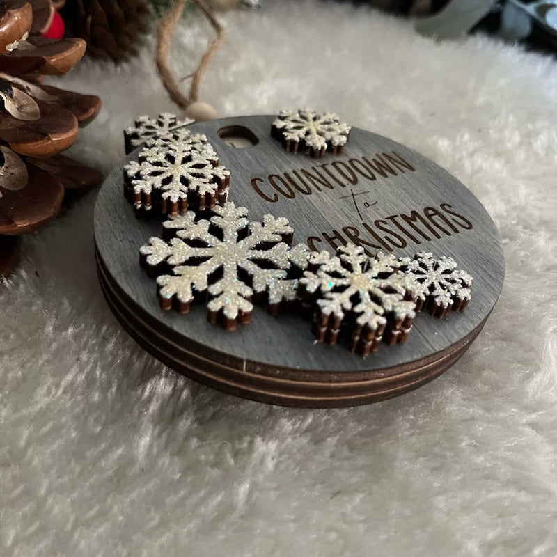 3D Julepynt med nedtælling til jul