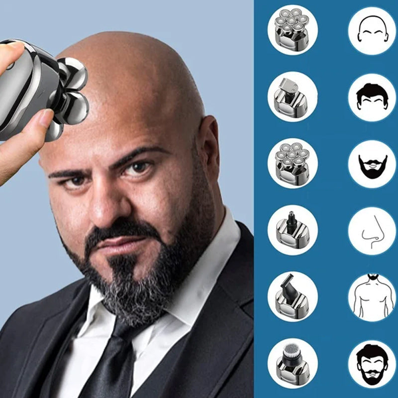 10-i-1 8D Multifunktionel Barbermaskine med opgraderet LED Display