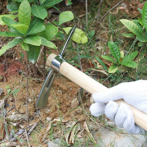 Dobbelthovedet  hakøkse i rustfrit stål