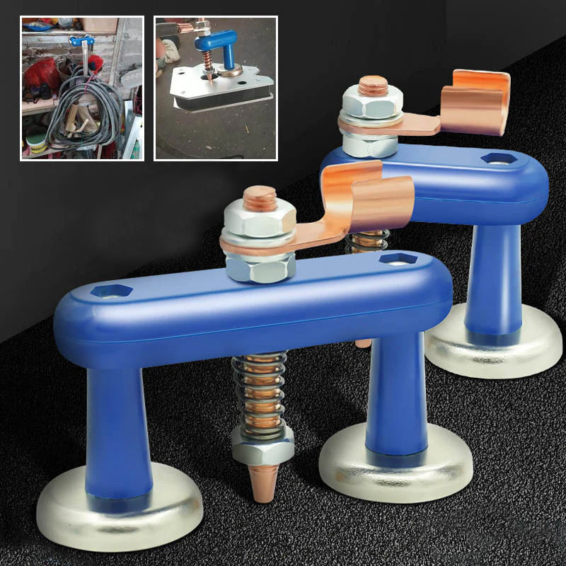 Magnetisk svejsestøtteklemme